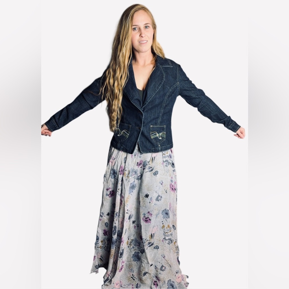 NWT Boho Floral Skirt - Picture 2 of 7